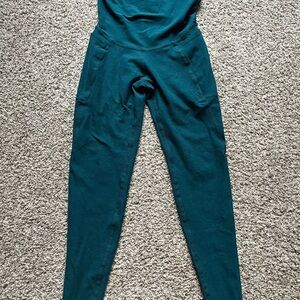 Beyond the Bump Teal Maternity Leggings